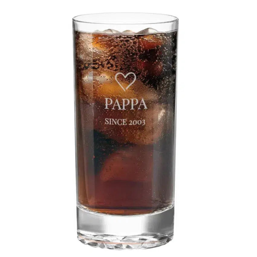 Personligt graverade drinkglas i serien Carat från Orrefors - 2 pack