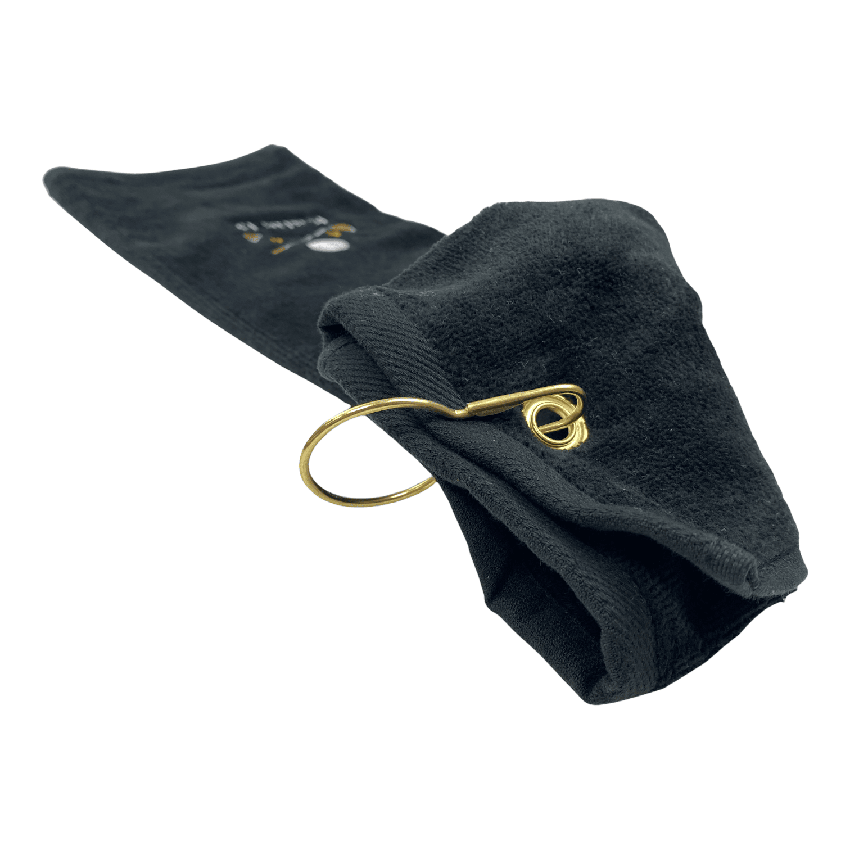 Golfhandduk med broderat namn