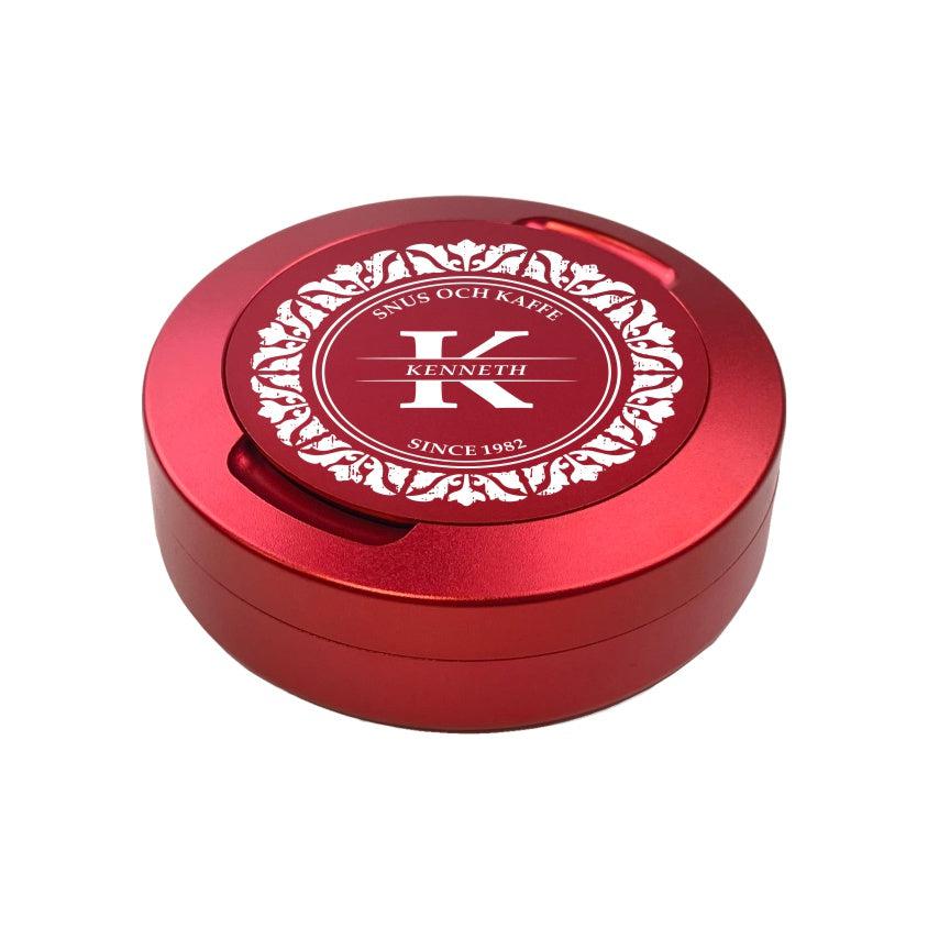 Snusdosa portion med gravyr - Circle