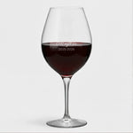 Rödvinsglas Orrefors More med gravyr