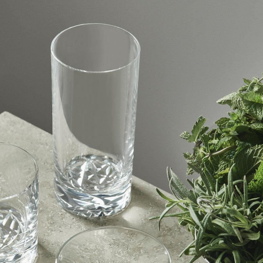 Exklusivt highball-glas från Orrefors i serien Carat