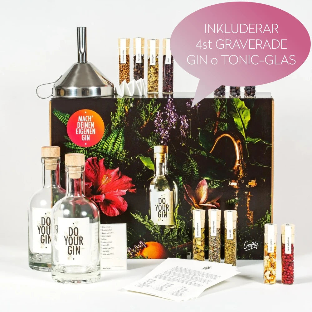 Gör din egen gin - komplett kit