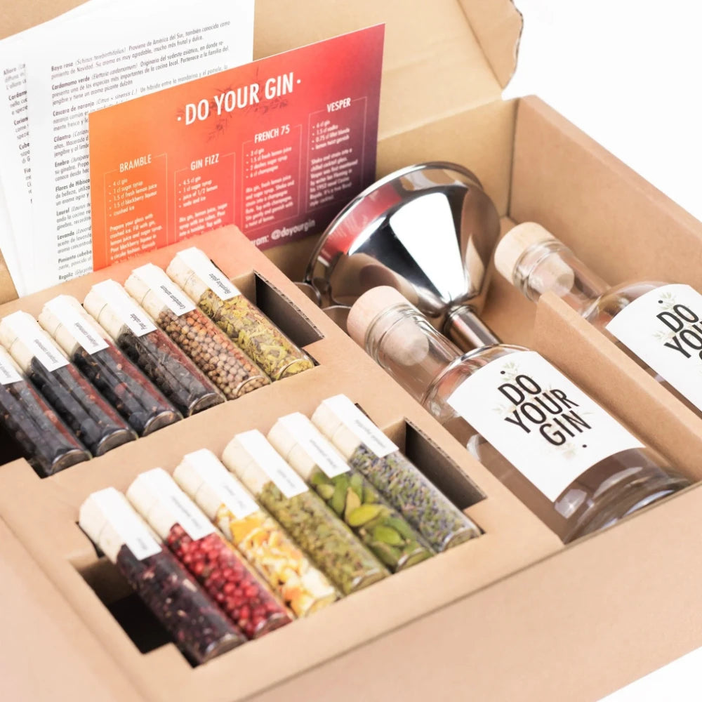 Komplett kit för att göra sin egen gin 