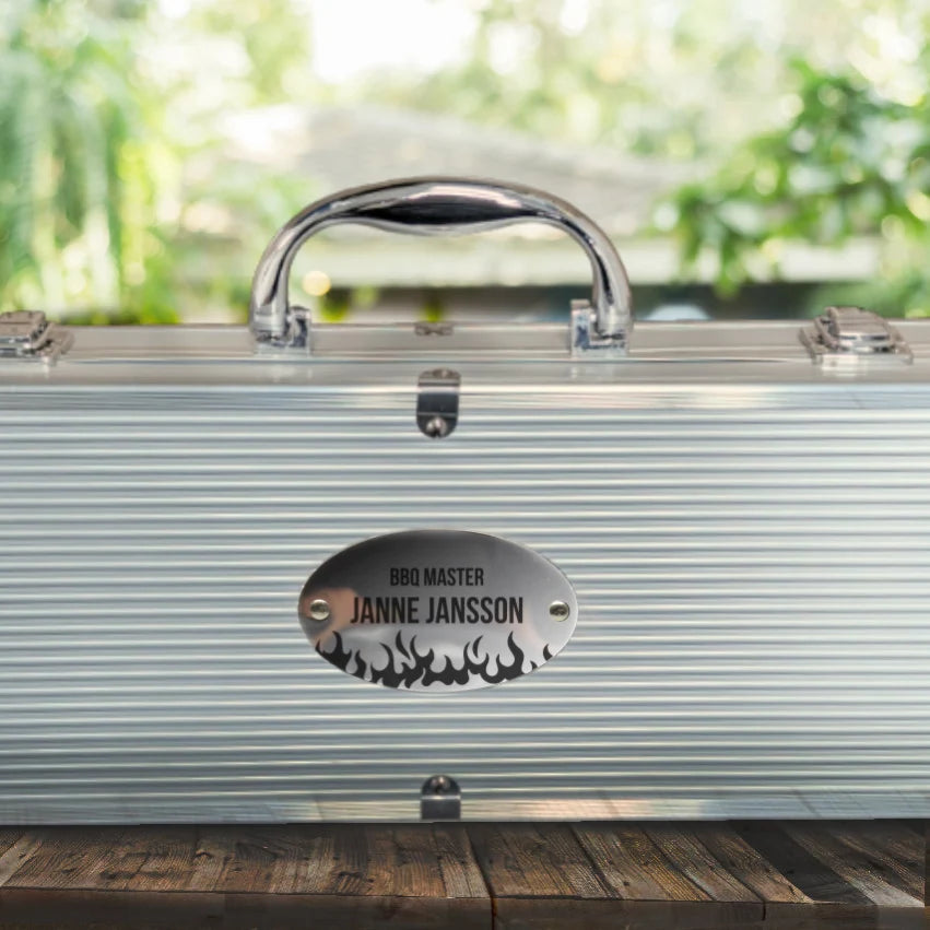 Grillväska med fem verktyg för grillälskaren