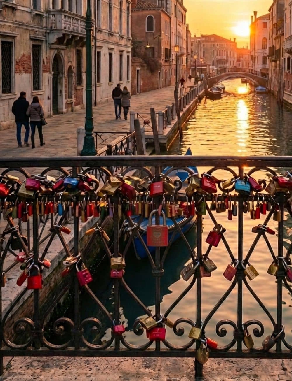 Romantiskt hänglås med egen text