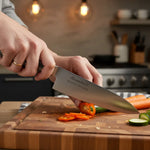 Graverad kökskniv från Global