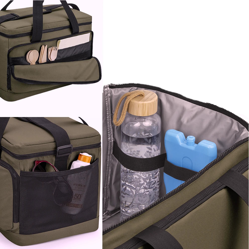 Snygg kylväska olivgrön