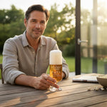 Bild på ölglas till världens bästa pappa - glaset är graverat med personlig gravyr