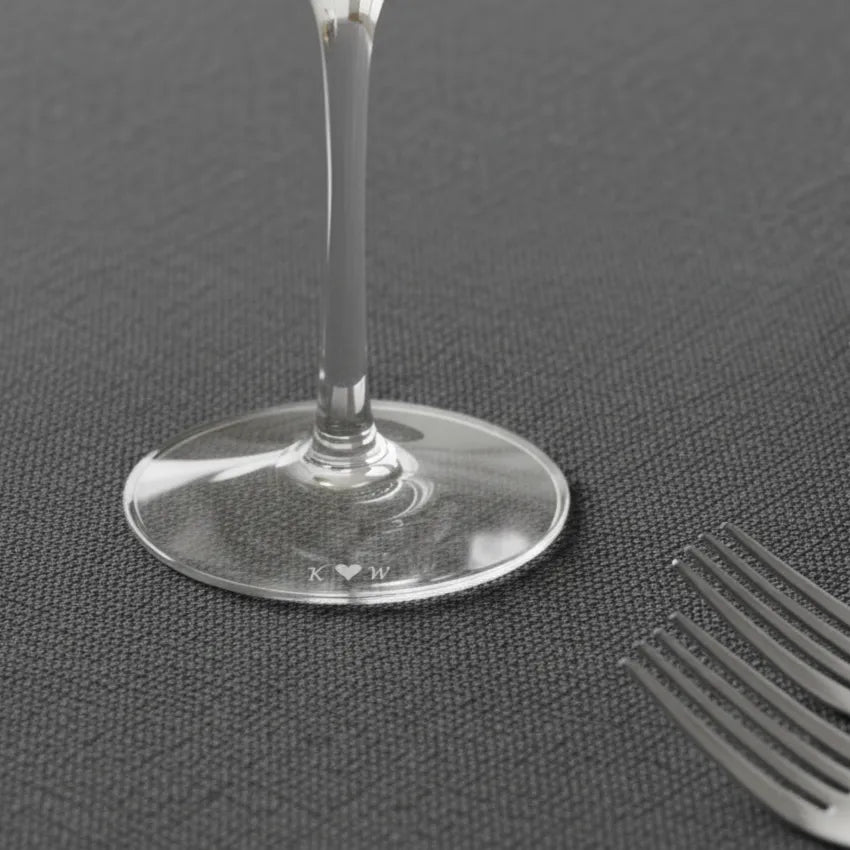 2-pack Orrefors More Nick & Nora Champagneglas 17cl - med namn