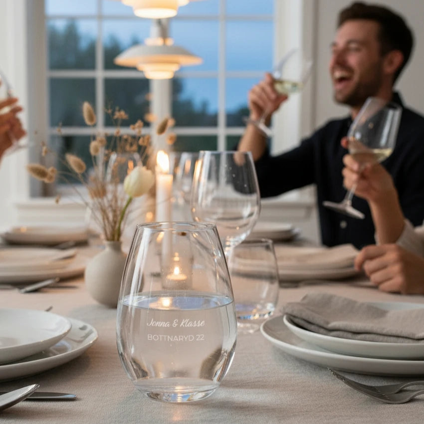 2-pack Orrefors More tumbler 44cl - med namn