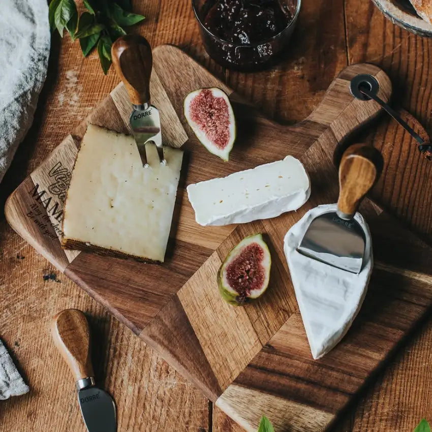 Osbricka med bestick och gravyr - Världens bästa