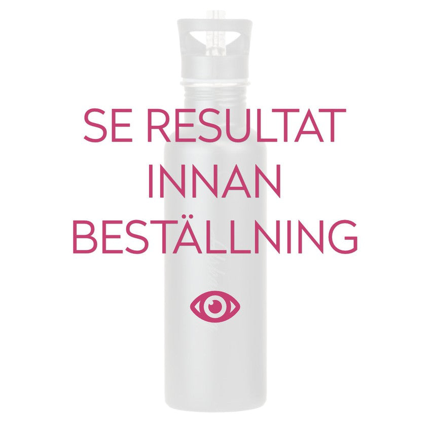 Vattenflaska med gravering
