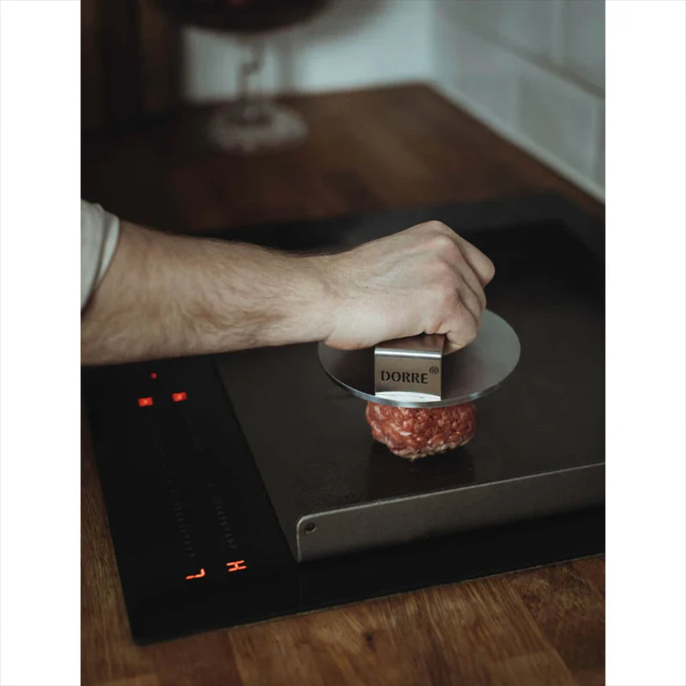 Smashburger med smashjärn