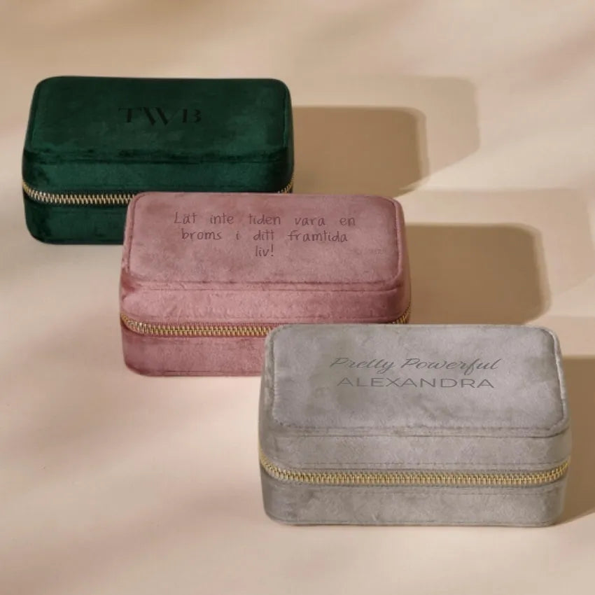 Smyckesförvaring med namn