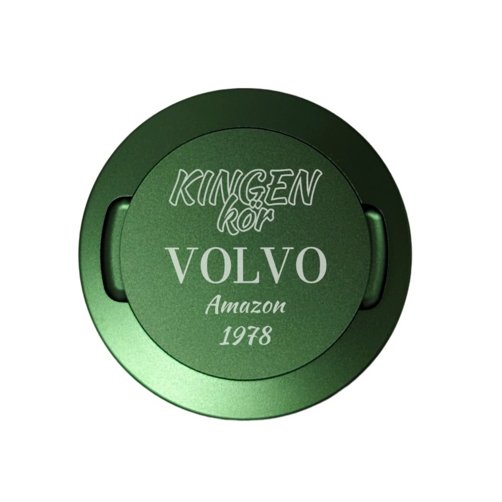 Snusdosa eloxerad aluminium med gravyr