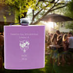 Studentplunta med namn och år graverat