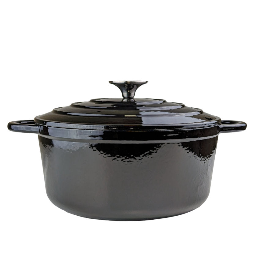 Gjut järns gryta  svart
