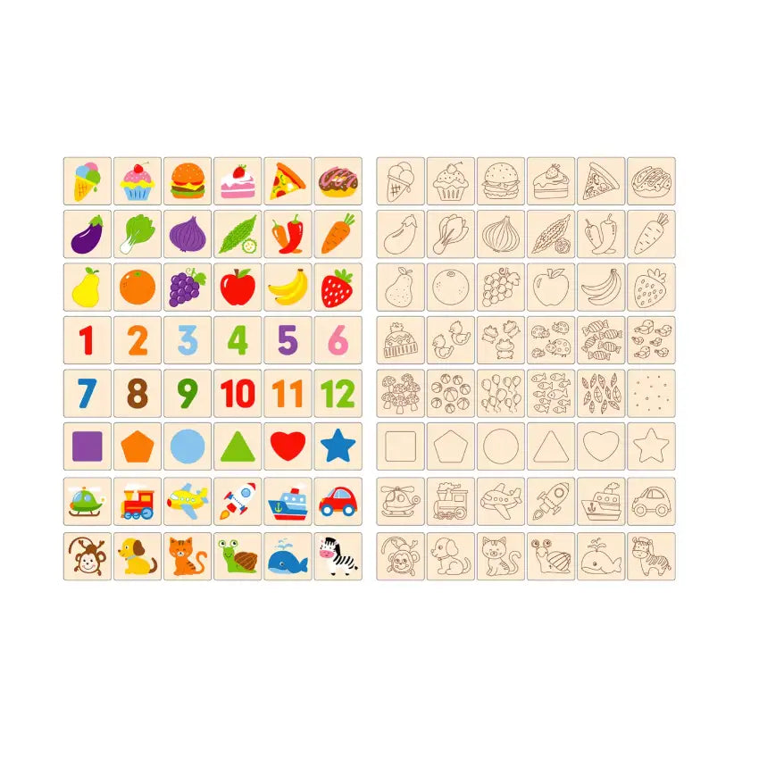 Pedagogiska leksaker med namn