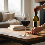 Miljöbild vinglas med gravyr från medgravyr.se