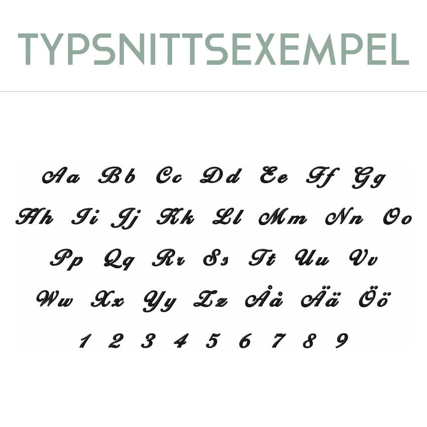 Handduk med namn - rosa - kursiv text