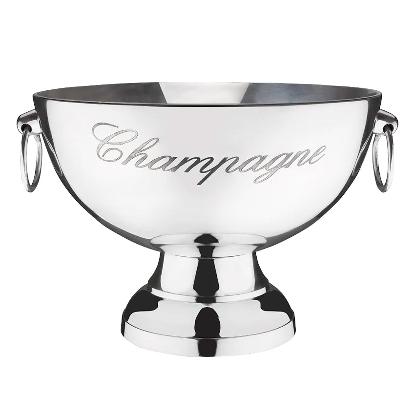Dorre - champagnekylare i polerad aluminium - till studenten, bröllopet eller finfesten