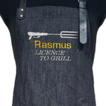 Förkläde med namn - Licence to grill