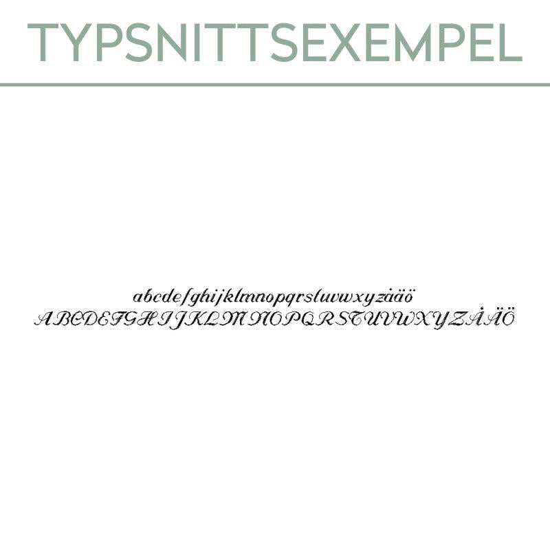 Halsband hjärta - svart - med gravyr