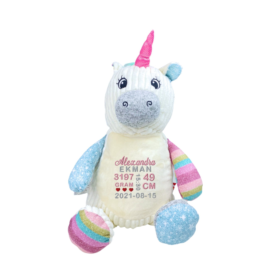 Gosedjur med namn - Rainbow unicorn