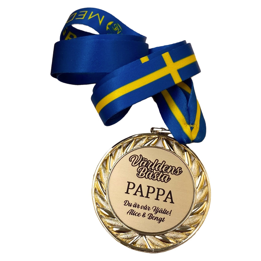 Medalj - Världens bästa pappa