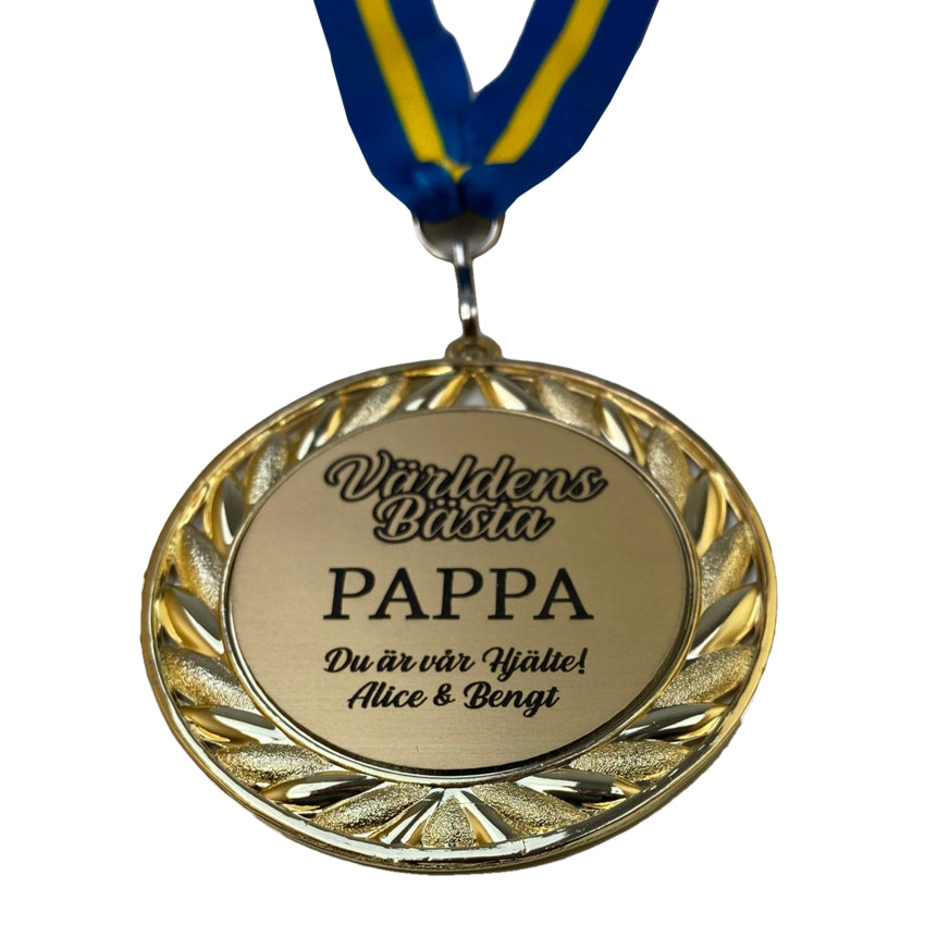 Medalj - Världens bästa pappa