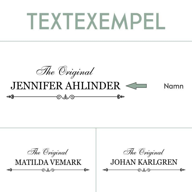 Exempel på gravering