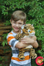 Broderat gosedjur med personligt namn Tiger