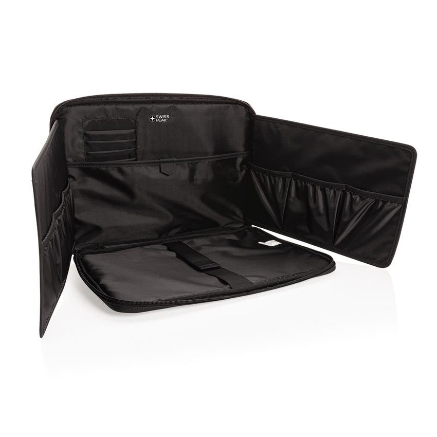 Laptopsleeve med broderat namn - Veganläder