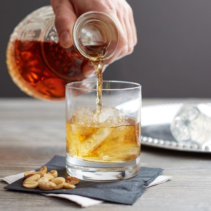 Graverat whiskyglas - Circle